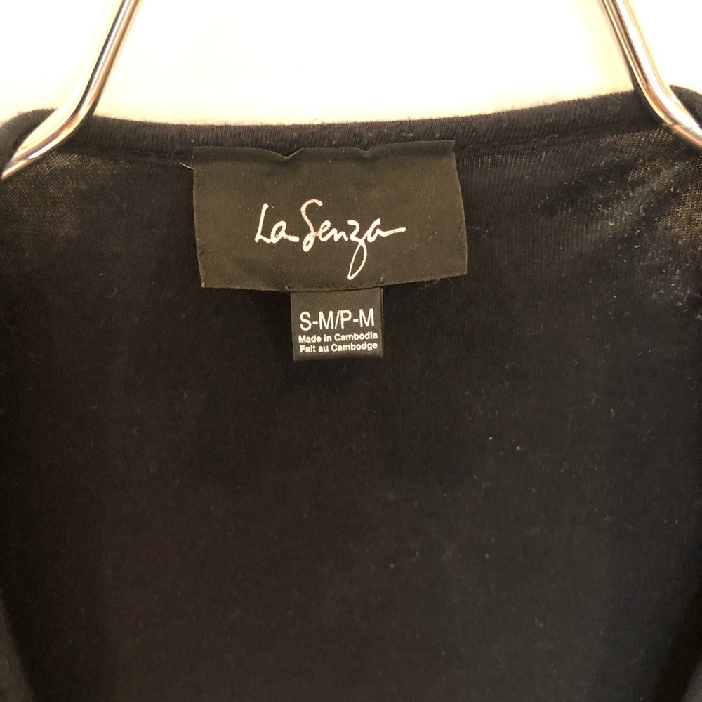 Black Jersey Short Robe S/M - Picture 2 of 2
